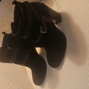 Ivanka Trump Black Ankle Booties